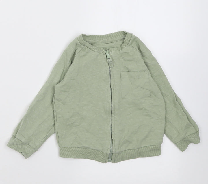 Matalan Girls Green   Jacket  Size 9-12 Months   Zip