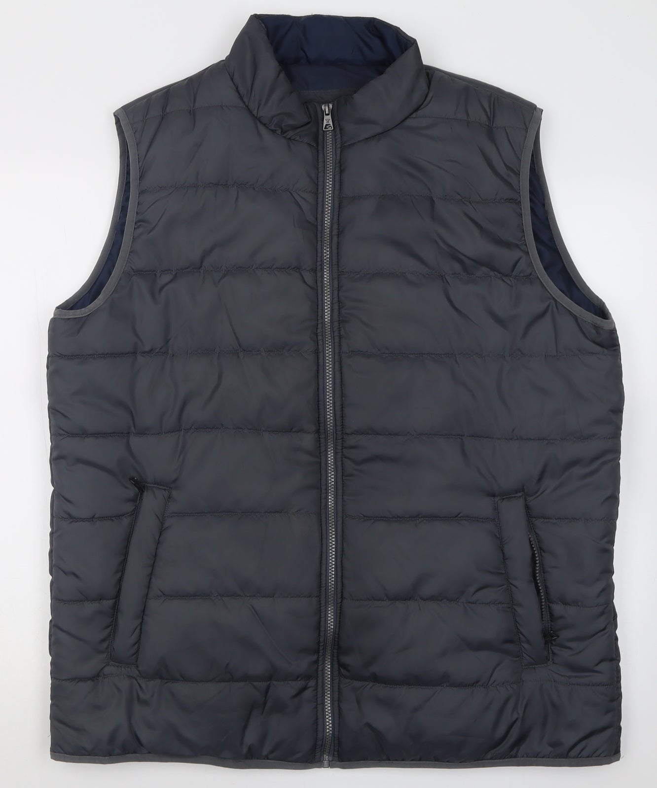 James pringle Mens Grey   Gilet Jacket Size XL  Zip