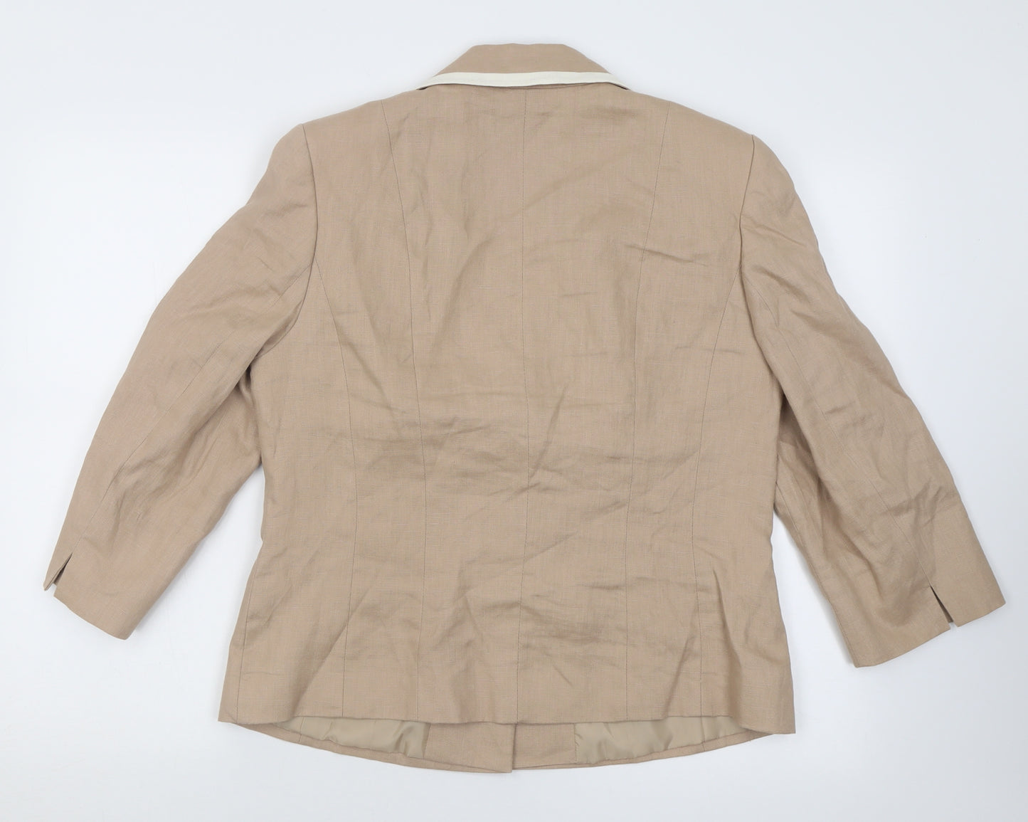 Debenhams Womens Brown   Jacket Blazer Size 14  Button