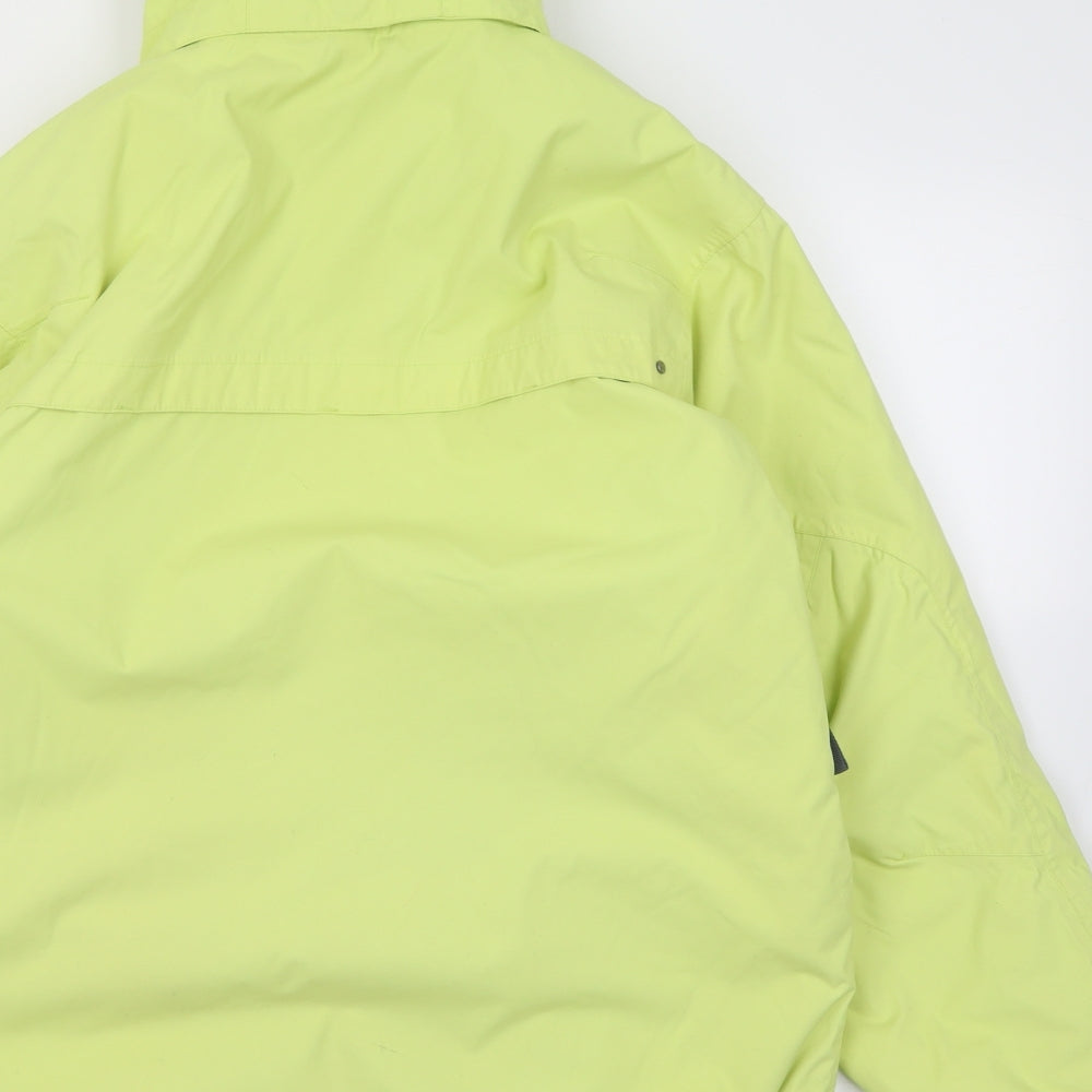 Surfanic Mens Yellow   Overcoat Coat Size S  Zip