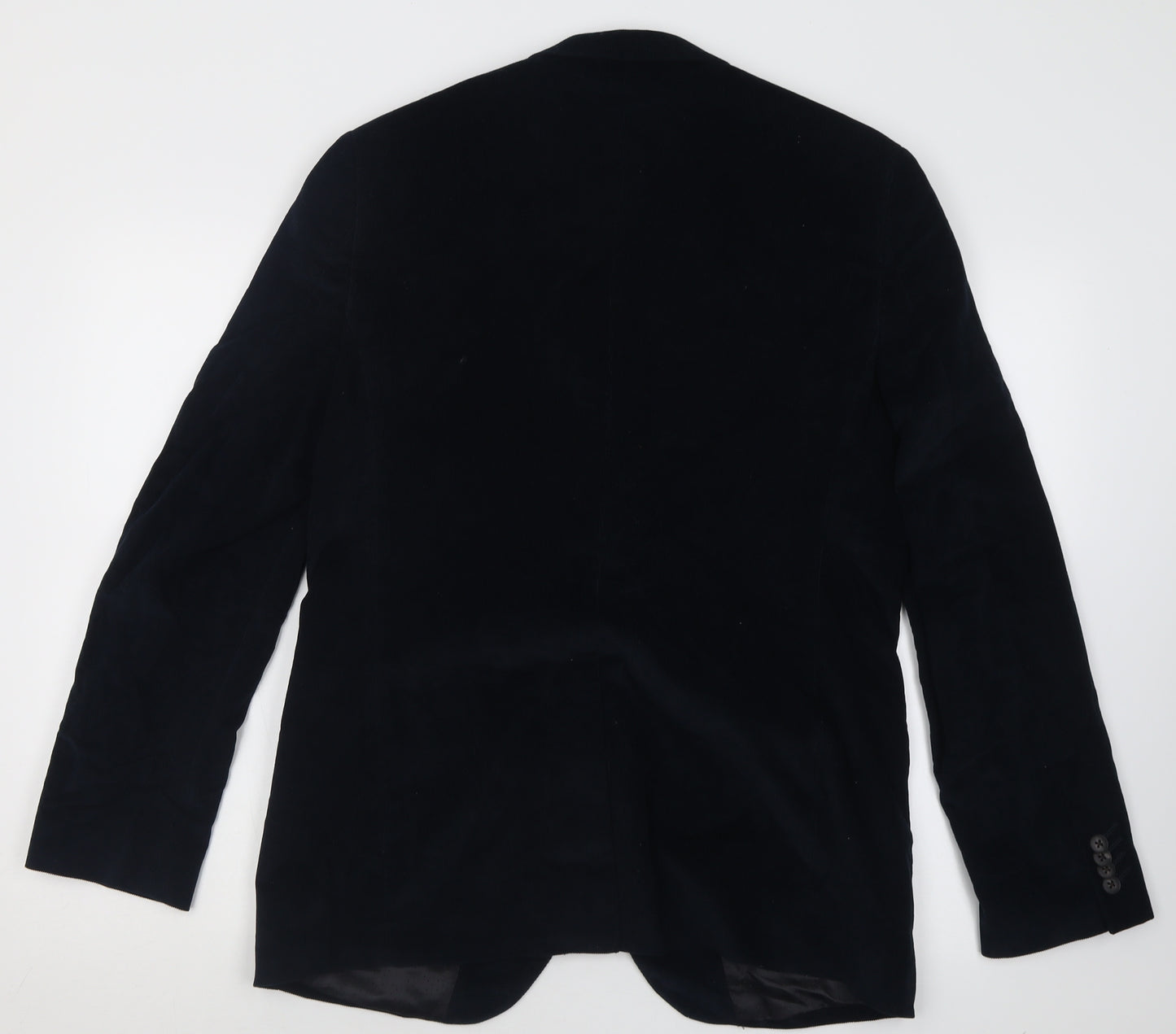 Debenhams Mens Blue  Cotton 3 Piece Blazer Size L