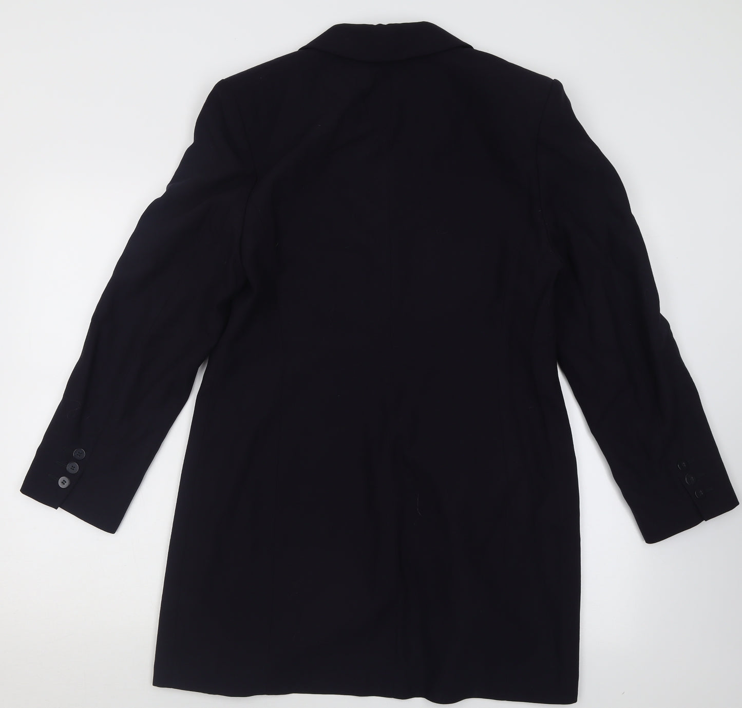 Marks and Spencer Womens Blue   Jacket Blazer Size 14  Button