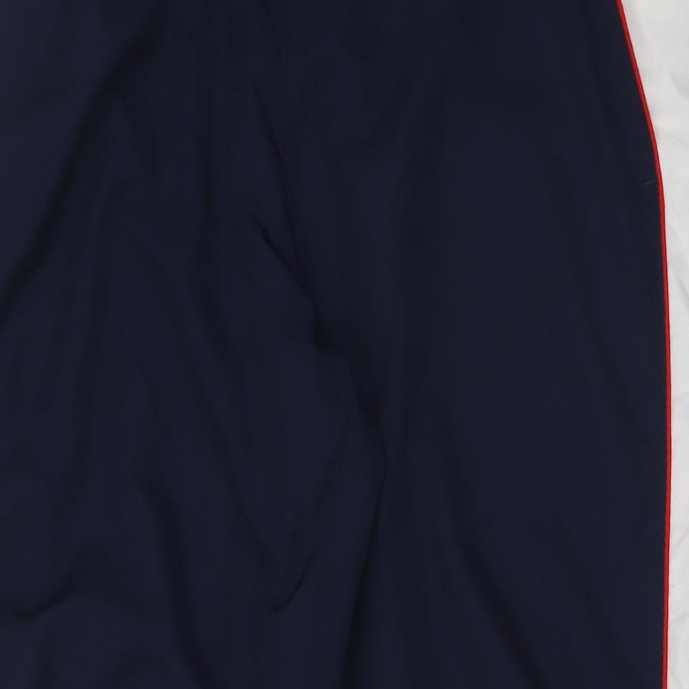 Lacoste Mens Blue  Polyester Jogger Trousers Size M L30 in Regular Tie