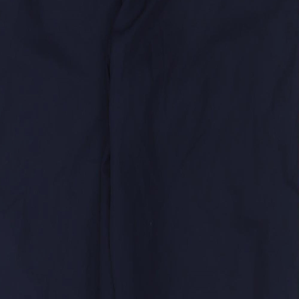 Lacoste Mens Blue  Polyester Jogger Trousers Size M L30 in Regular Tie