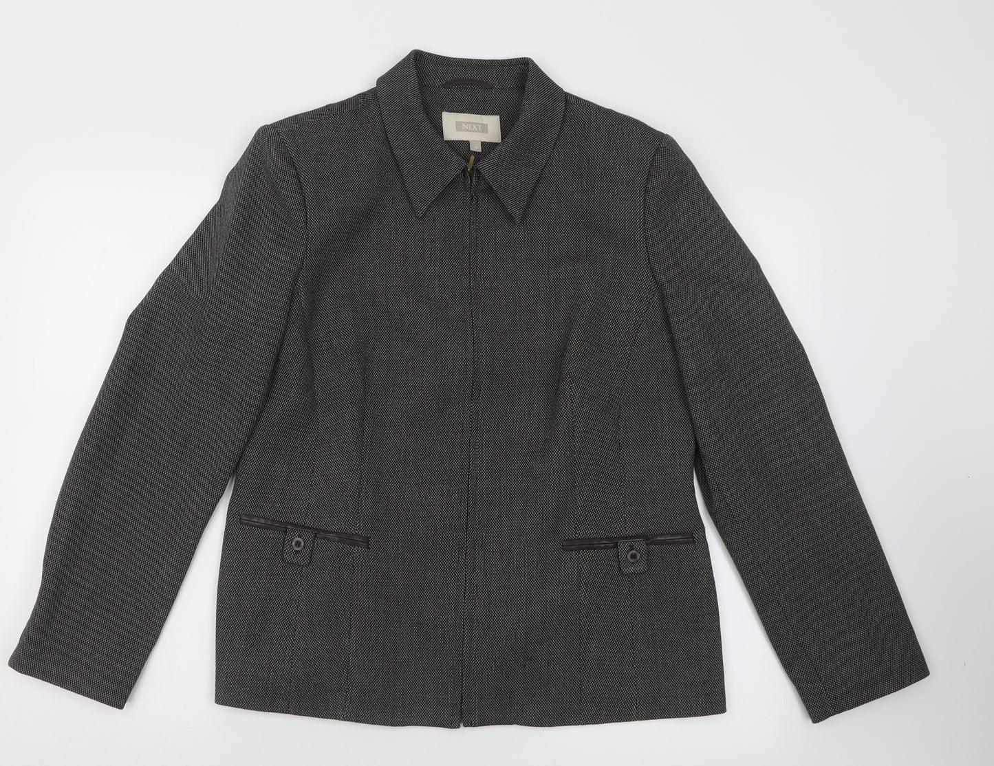 NEXT Womens Brown   Jacket Blazer Size 16  Zip