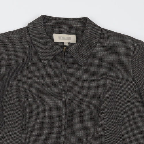 NEXT Womens Brown   Jacket Blazer Size 16  Zip