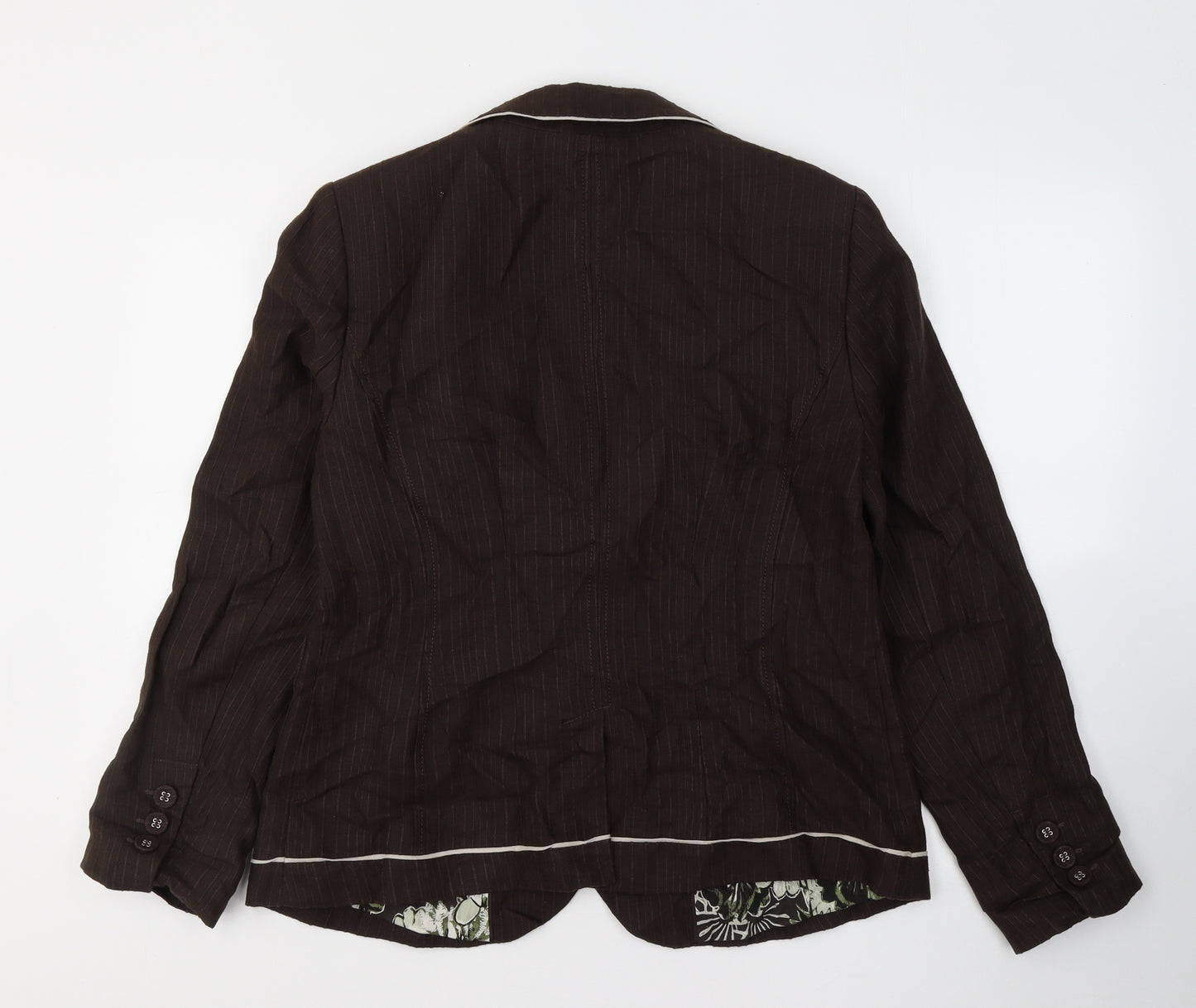 NEXT Womens Brown   Jacket Blazer Size 16  Button