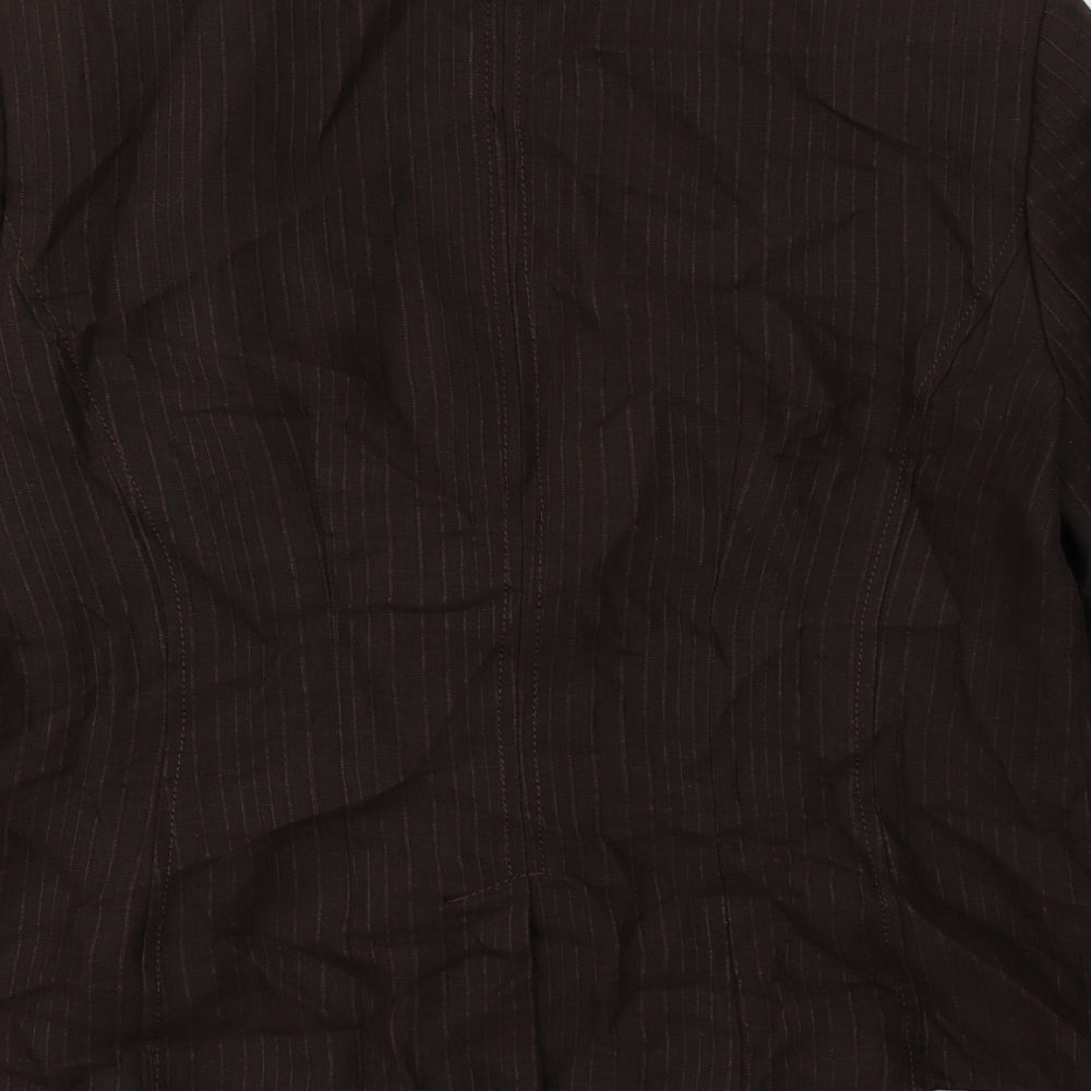 NEXT Womens Brown   Jacket Blazer Size 16  Button