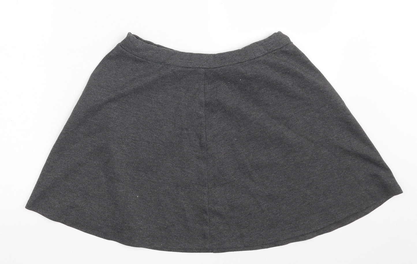 George Girls Grey  Polyester A-Line Skirt Size 12-13 Years  Regular