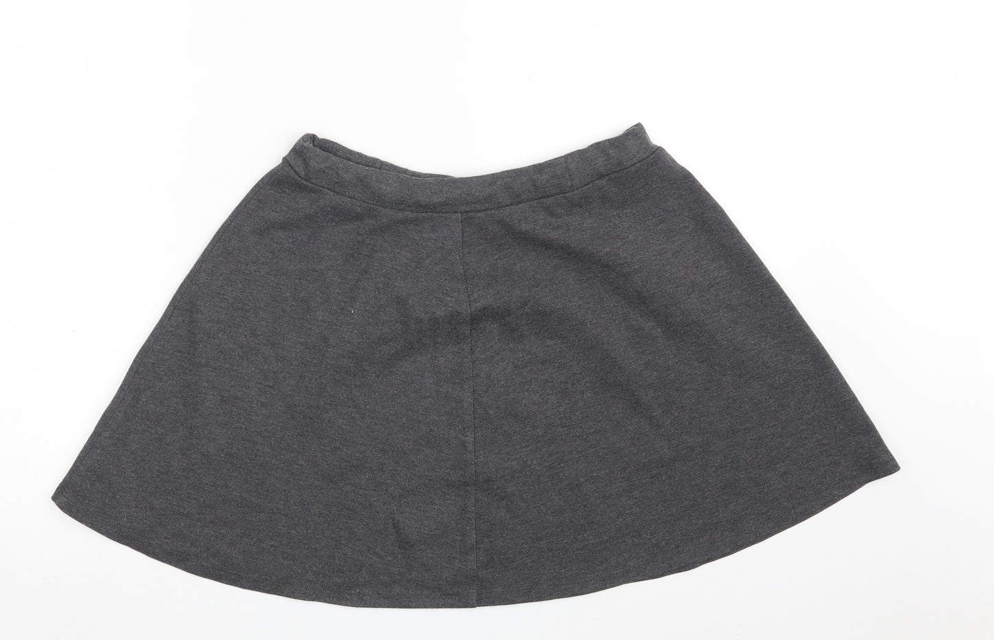 George Girls Grey  Polyester A-Line Skirt Size 12-13 Years  Regular