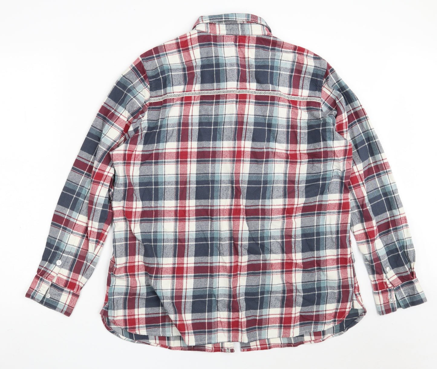 Brakeburn Womens Multicoloured Check 100% Cotton Basic Button-Up Size 18 Collared