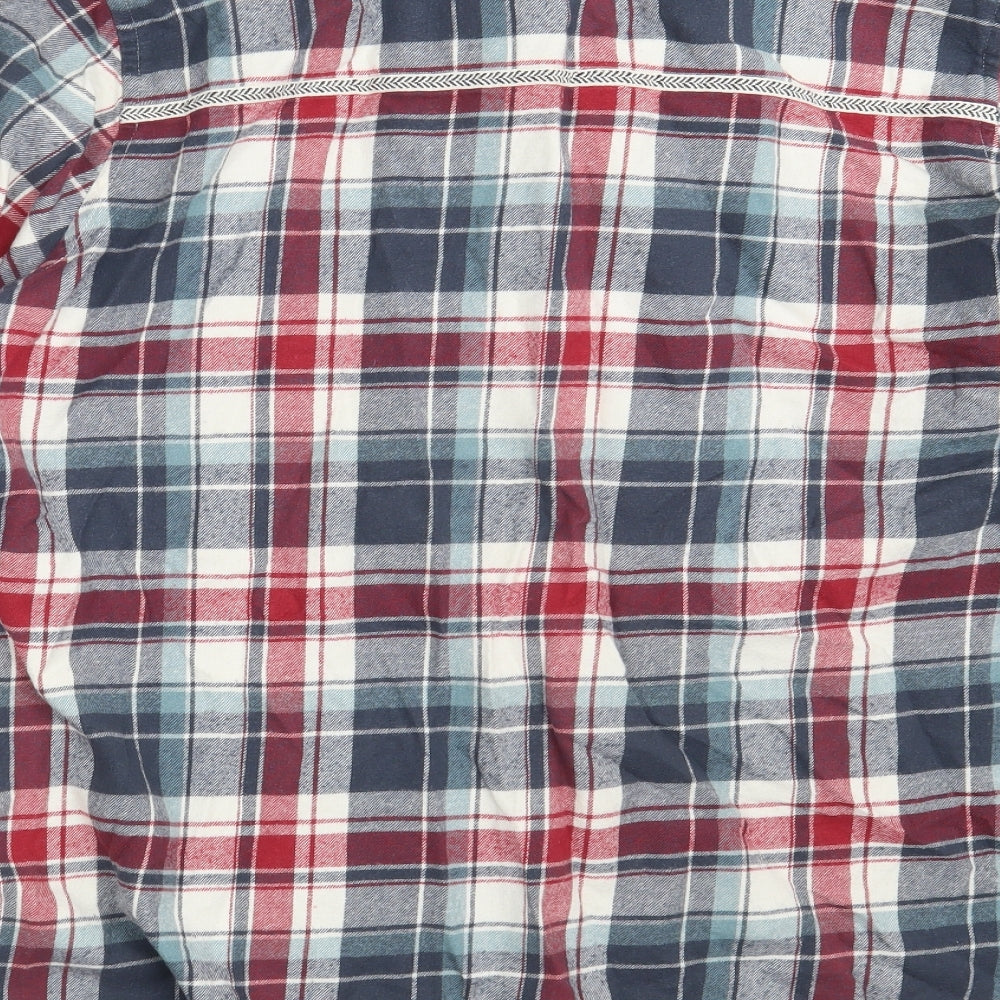 Brakeburn Womens Multicoloured Check 100% Cotton Basic Button-Up Size 18 Collared