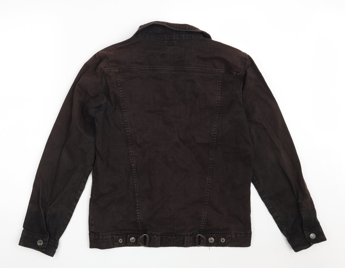Boohoo Womens Brown   Jacket Coat Size 10  Button