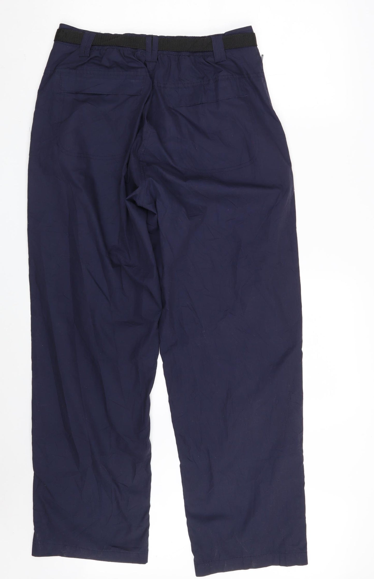 ProClimate Womens Blue  Polyester Trousers  Size 16 L29 in Regular Zip