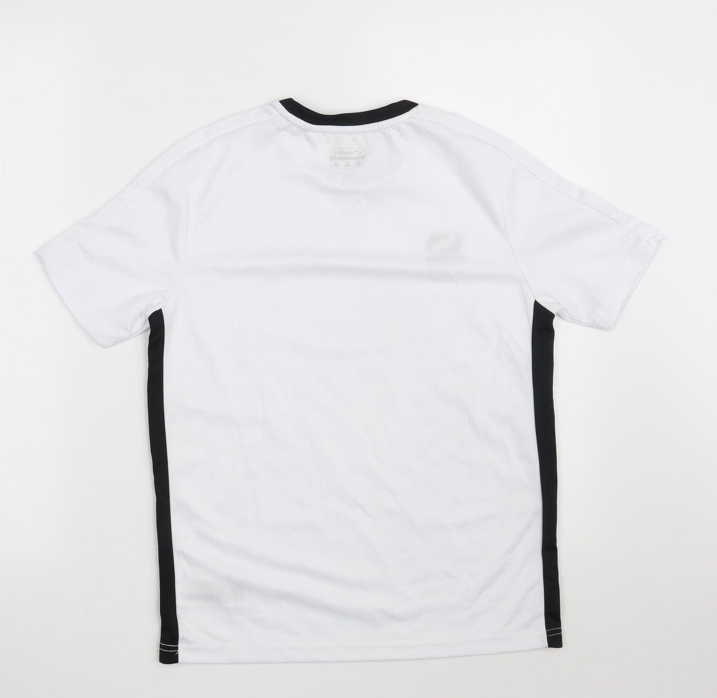 Sondico Boys White  100% Polyester Jersey T-Shirt Size 13 Years Round Neck