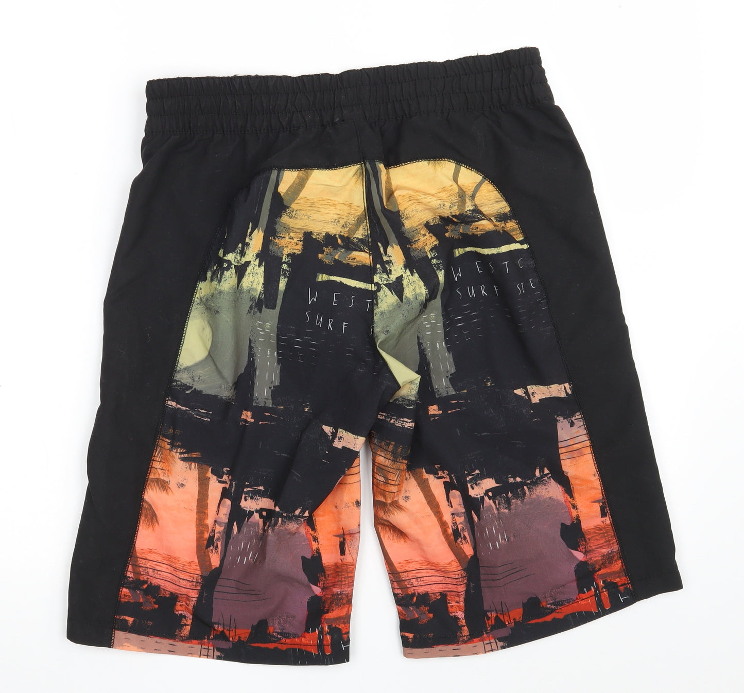 H&M Boys Multicoloured  100% Polyester Sweat Shorts Size 14 Years  Regular Drawstring