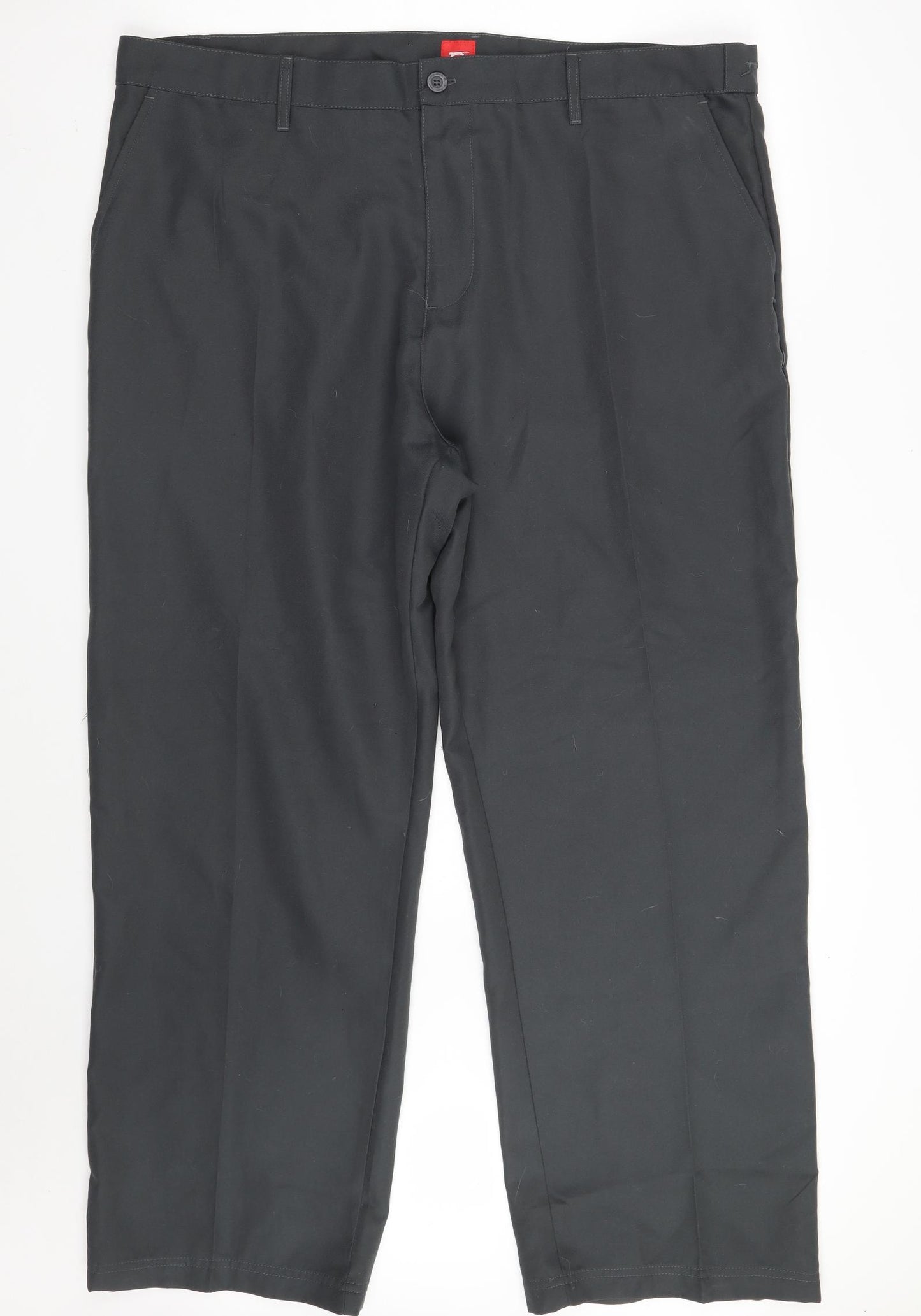 Slazenger Mens Grey  Polyester Trousers  Size 42 in L31 in Regular Zip