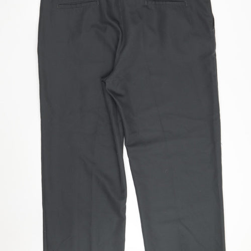 Slazenger Mens Grey  Polyester Trousers  Size 42 in L31 in Regular Zip