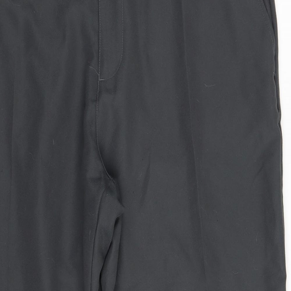 Slazenger Mens Grey  Polyester Trousers  Size 42 in L31 in Regular Zip