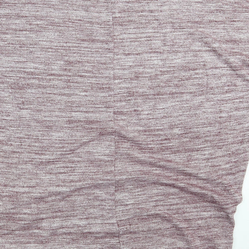 New Look Womens Purple  Cotton Pullover Sweatshirt Size M