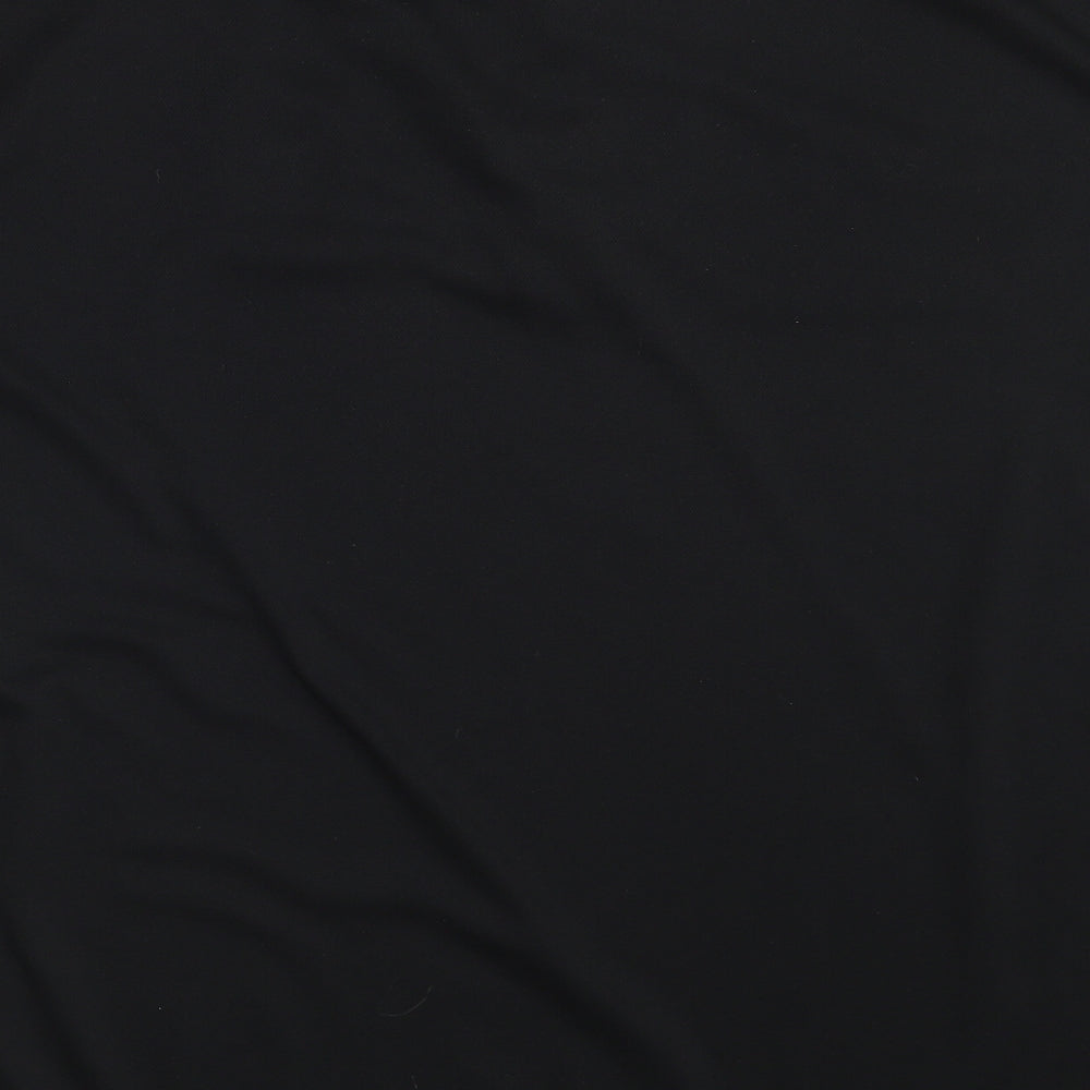 Macron Mens Black  100% Polyester  Polo Size 2XL Collared Button - Wrexham AFC