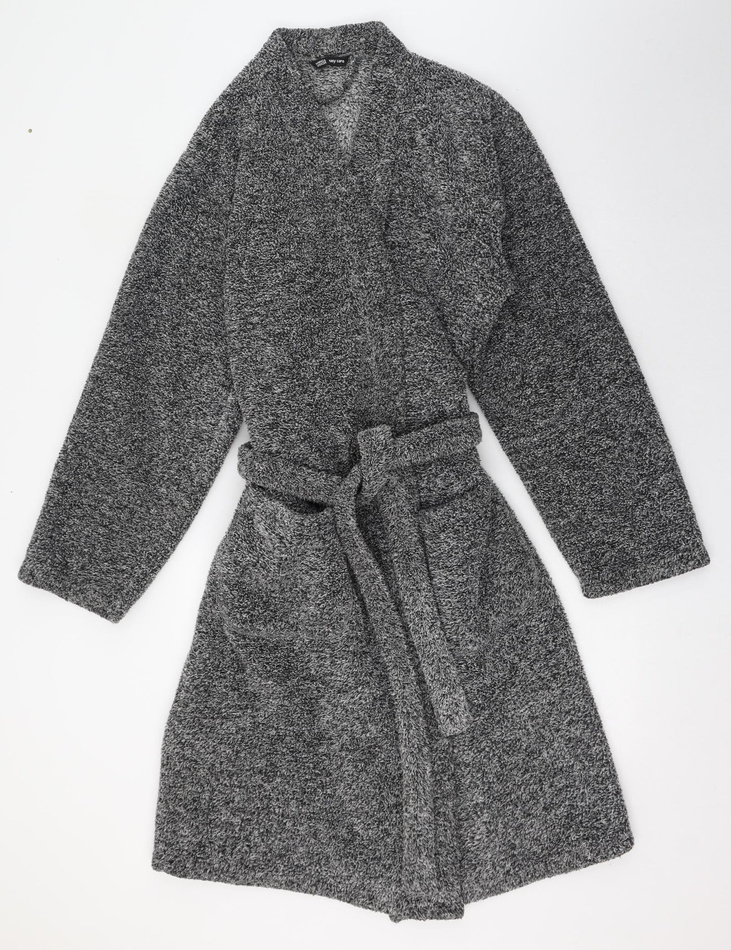 Marks and Spencer Mens Grey  Polyester  Gown Size S  Tie