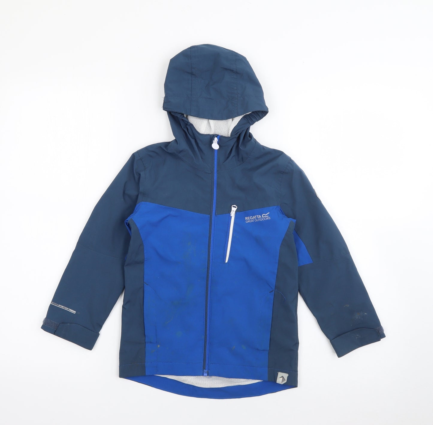 Regatta Boys Blue   Rain Coat Coat Size 3-4 Years  Zip