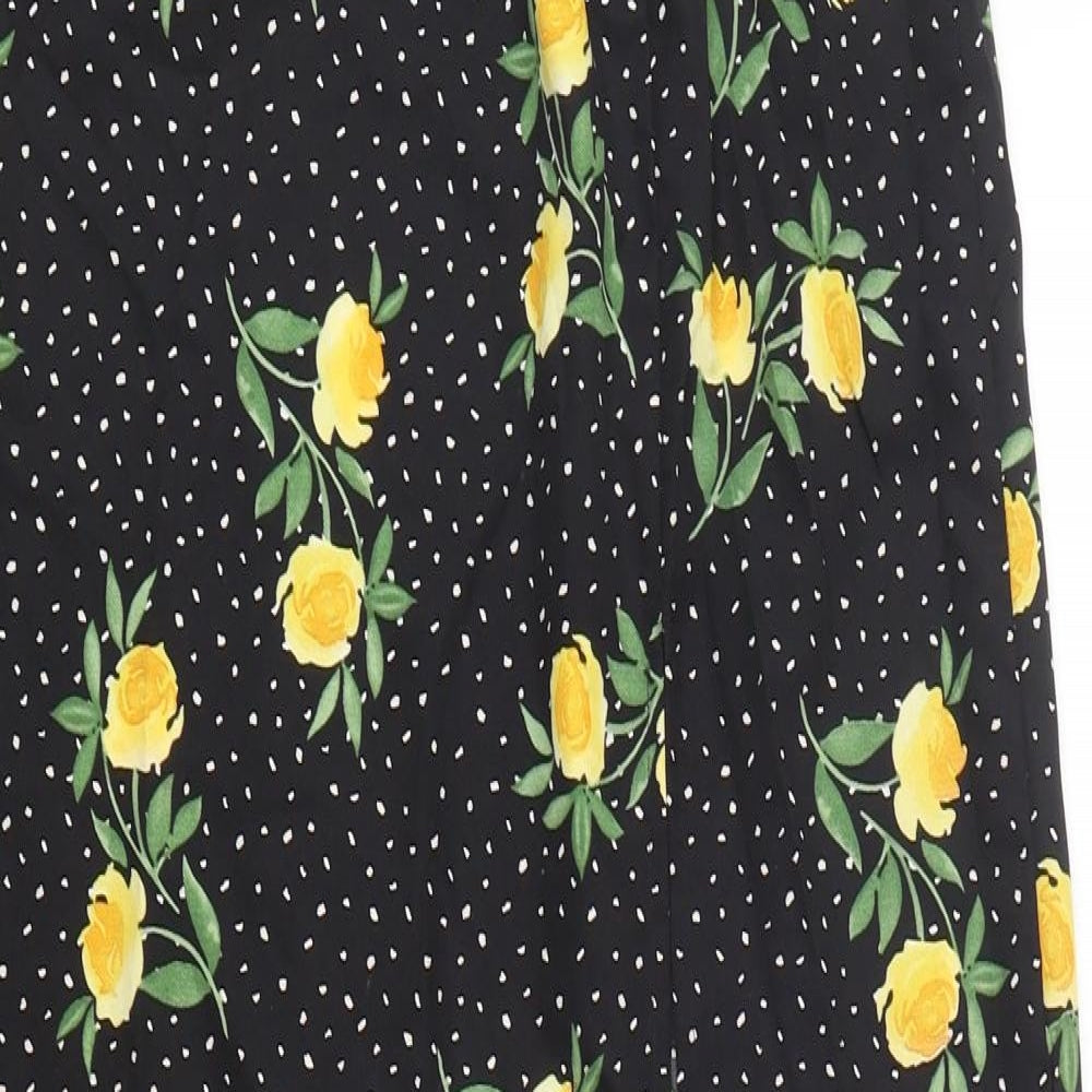 Boohoo Womens Multicoloured Polka Dot Polyester Maxi Skirt Size 6