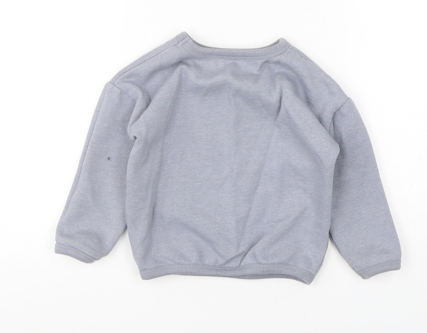 Dunnes Stores Boys Grey  Cotton Pullover Sweatshirt Size 2-3 Years  Pullover