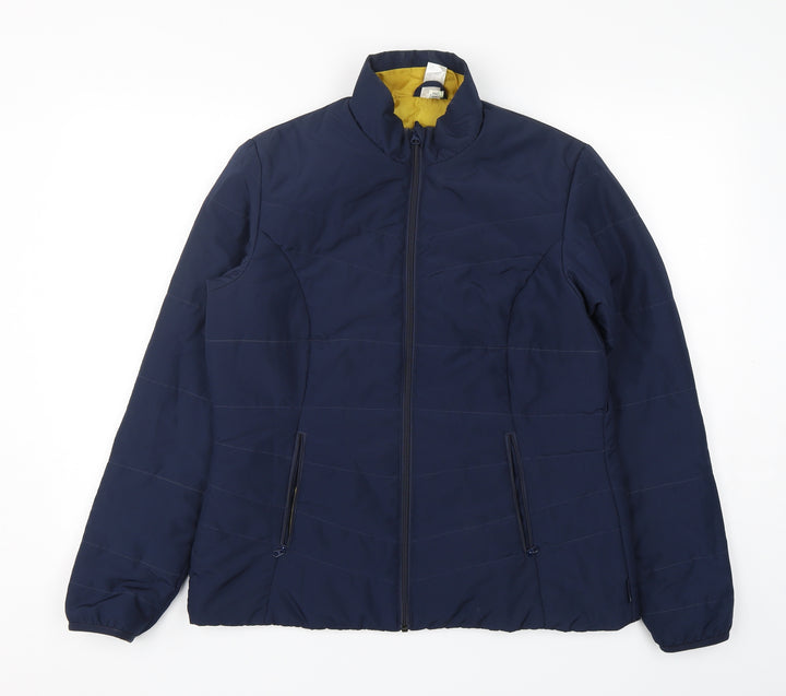 Decathlon  Womens Blue   Puffer Jacket Jacket Size L  Zip