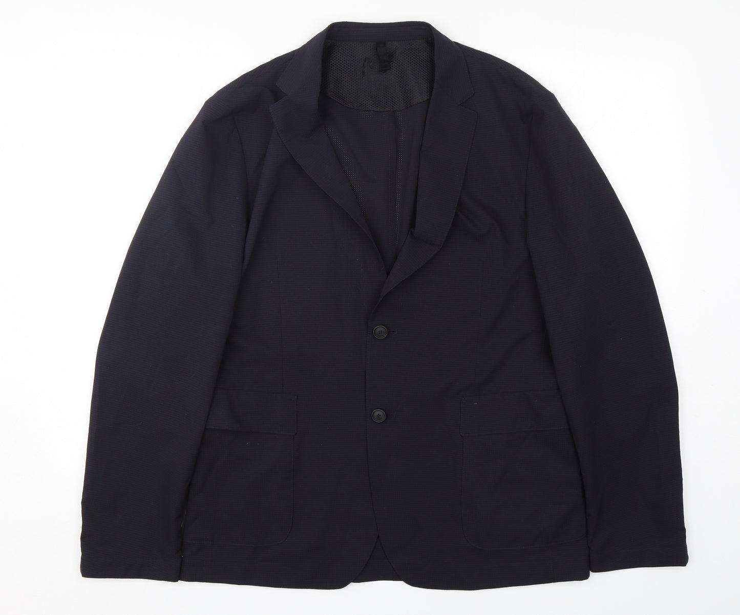 HUGO BOSS Mens Blue  Polyester Jacket Sport Coat