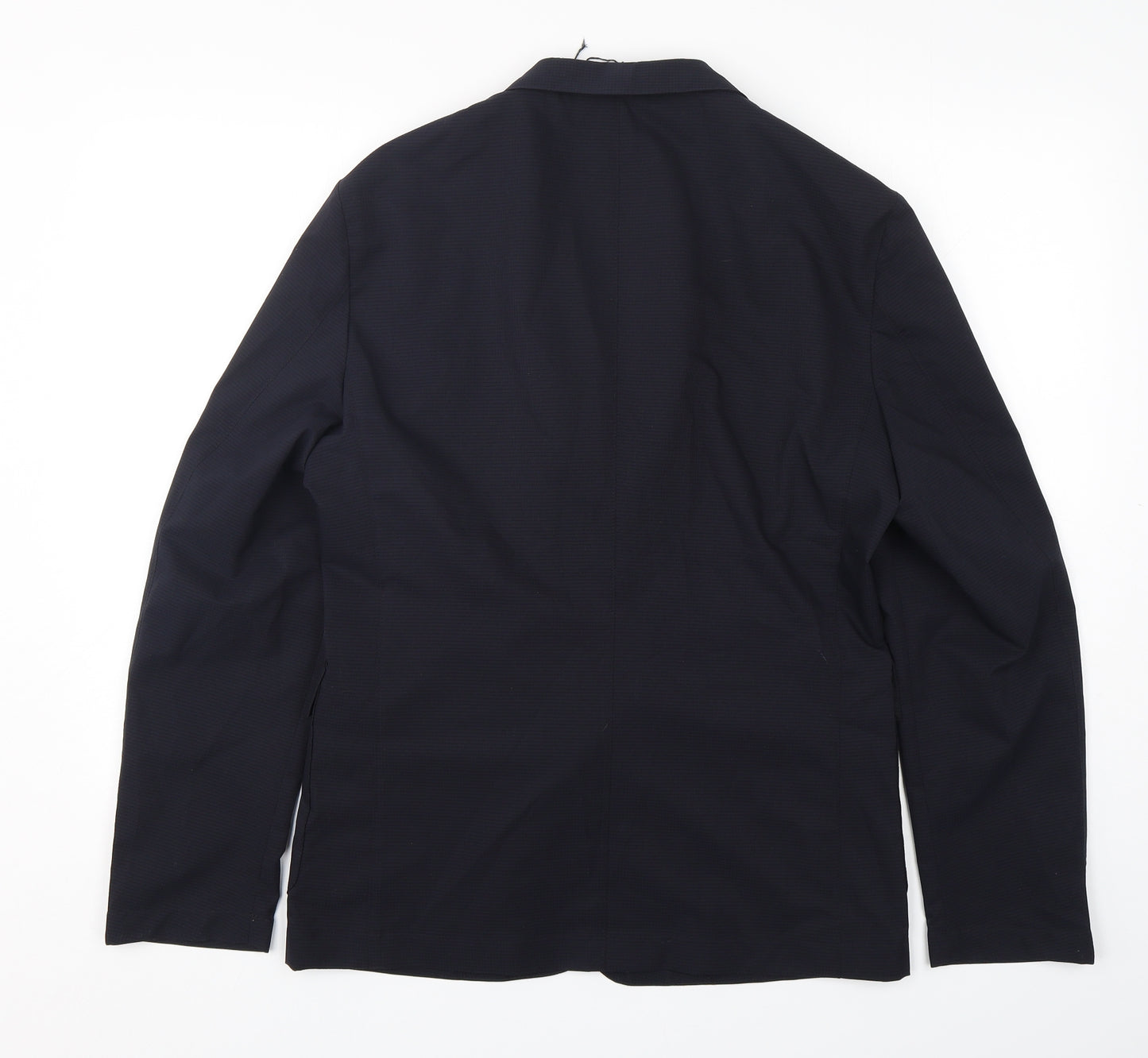 HUGO BOSS Mens Blue  Polyester Jacket Sport Coat