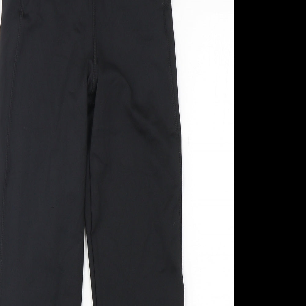 LA Gear Girls Black  Polyester Sweatpants Trousers Size 9-10 Years  Regular