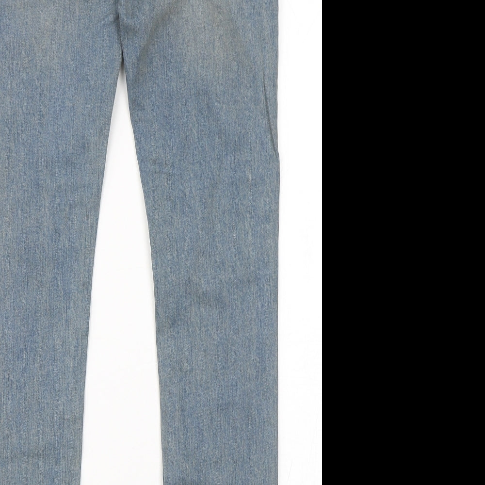 NEXT Mens Blue  Cotton Skinny Jeans Size 28 L30 in Regular