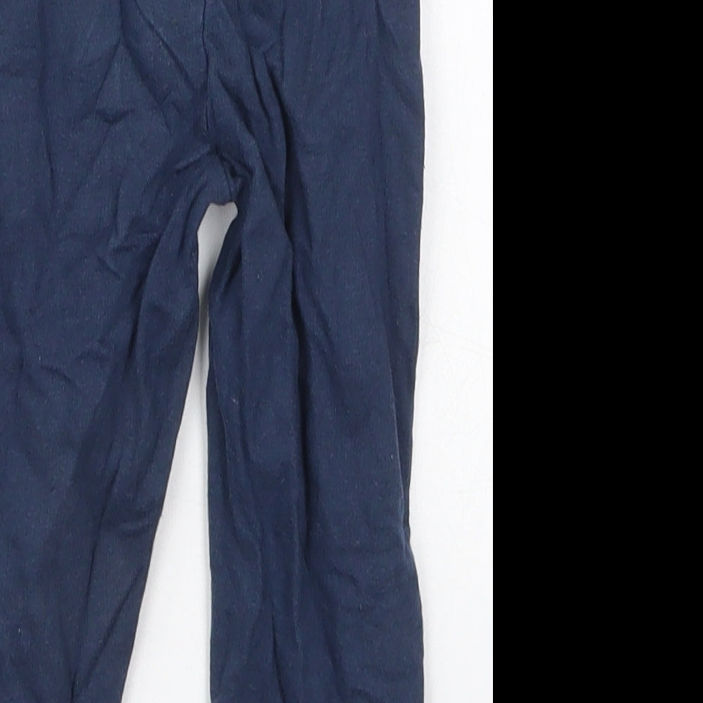 Disney Boys Blue  Cotton Sweatpants Trousers Size 12-18 Months  Drawstring - Mickey Mouse