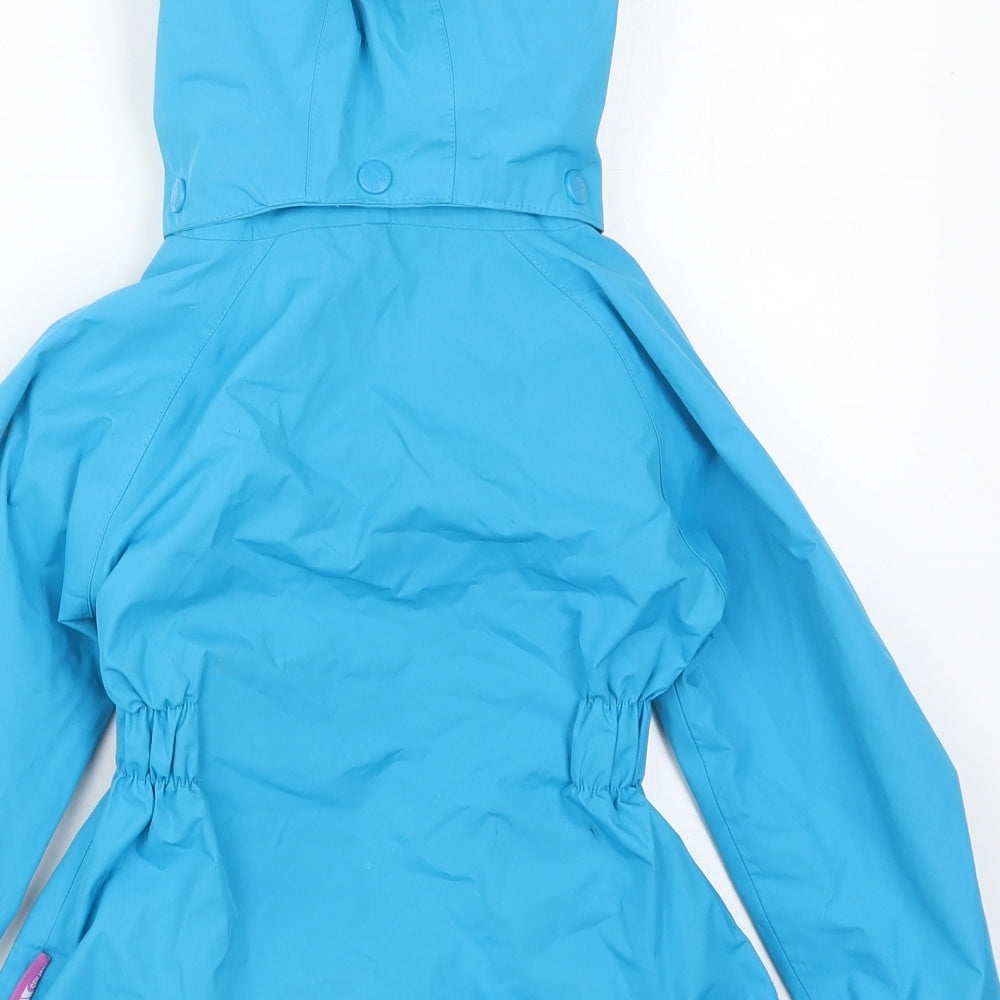 Trespass Girls Blue   Rain Coat Coat Size 2-3 Years  Zip