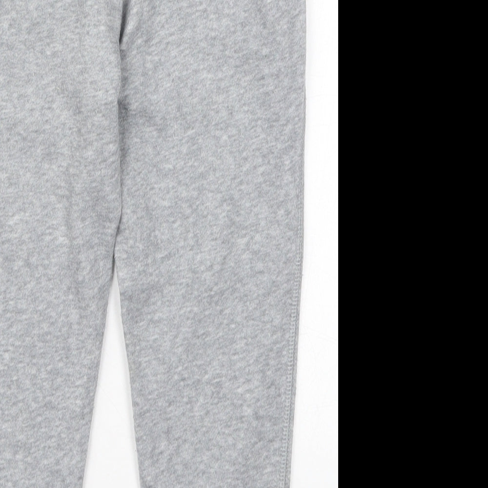 Tommy Hilfiger Boys Grey  Cotton Sweatpants Trousers Size 6-7 Years  Regular Drawstring