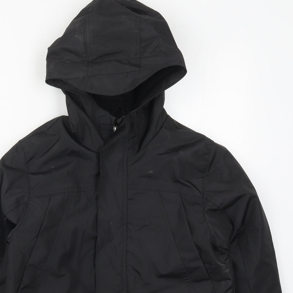 No Fear Boys Black   Basic Coat Coat Size 13 Years  Zip