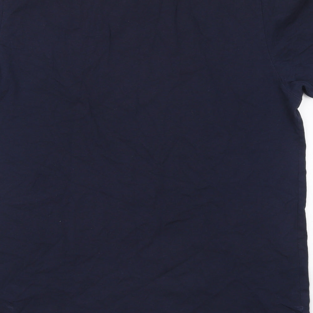 NEXT Mens Blue  Cotton  T-Shirt Size M Crew Neck