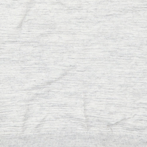 NEXT Womens Grey Crew Neck  Viscose Pullover Jumper Size 12