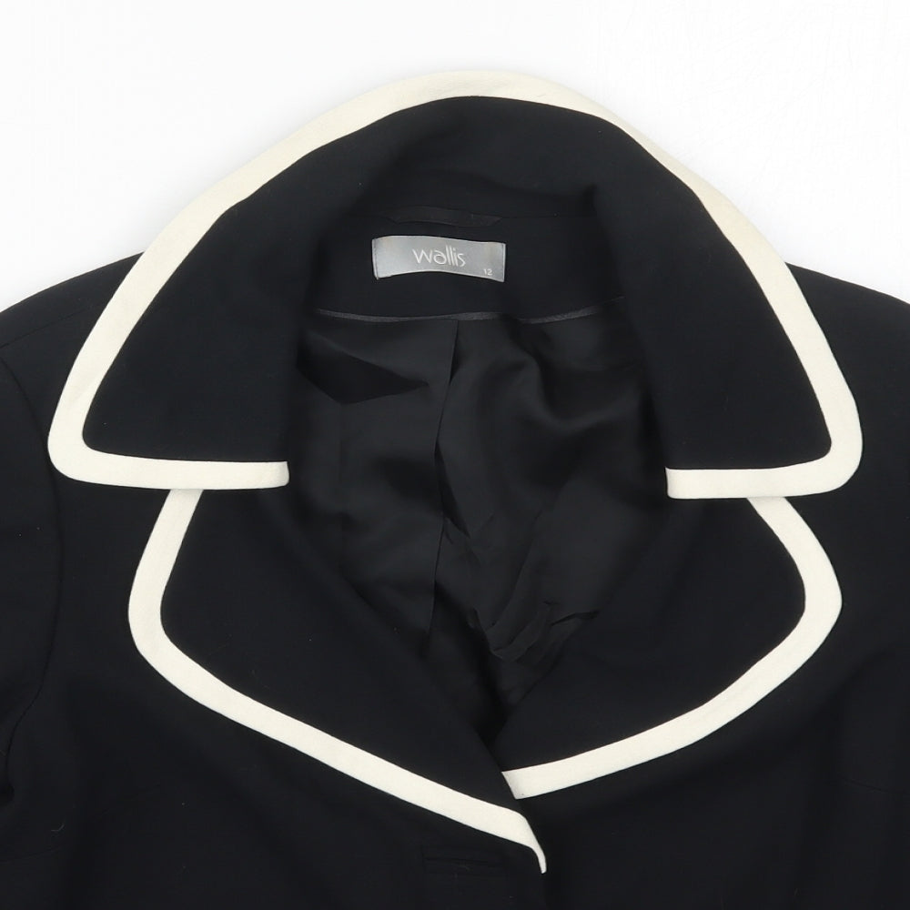 Wallis Womens Black   Jacket  Size 12