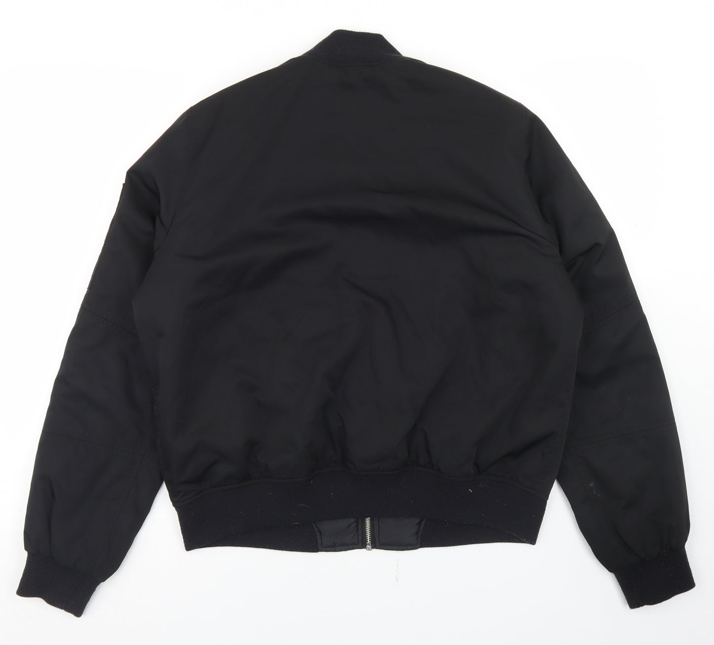 Dorothy Perkins Womens Black   Bomber Jacket Jacket Size 14  Zip