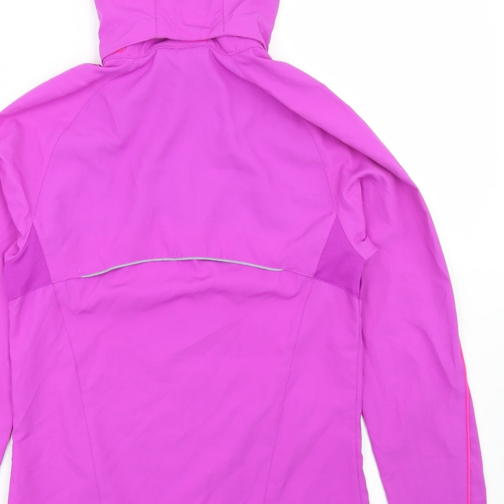 PRO TOUCH Womens Purple   Windbreaker Jacket Size 8  Zip