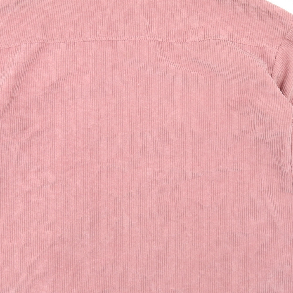 SheIn Womens Pink   Jacket  Size XS  Button - Distressed