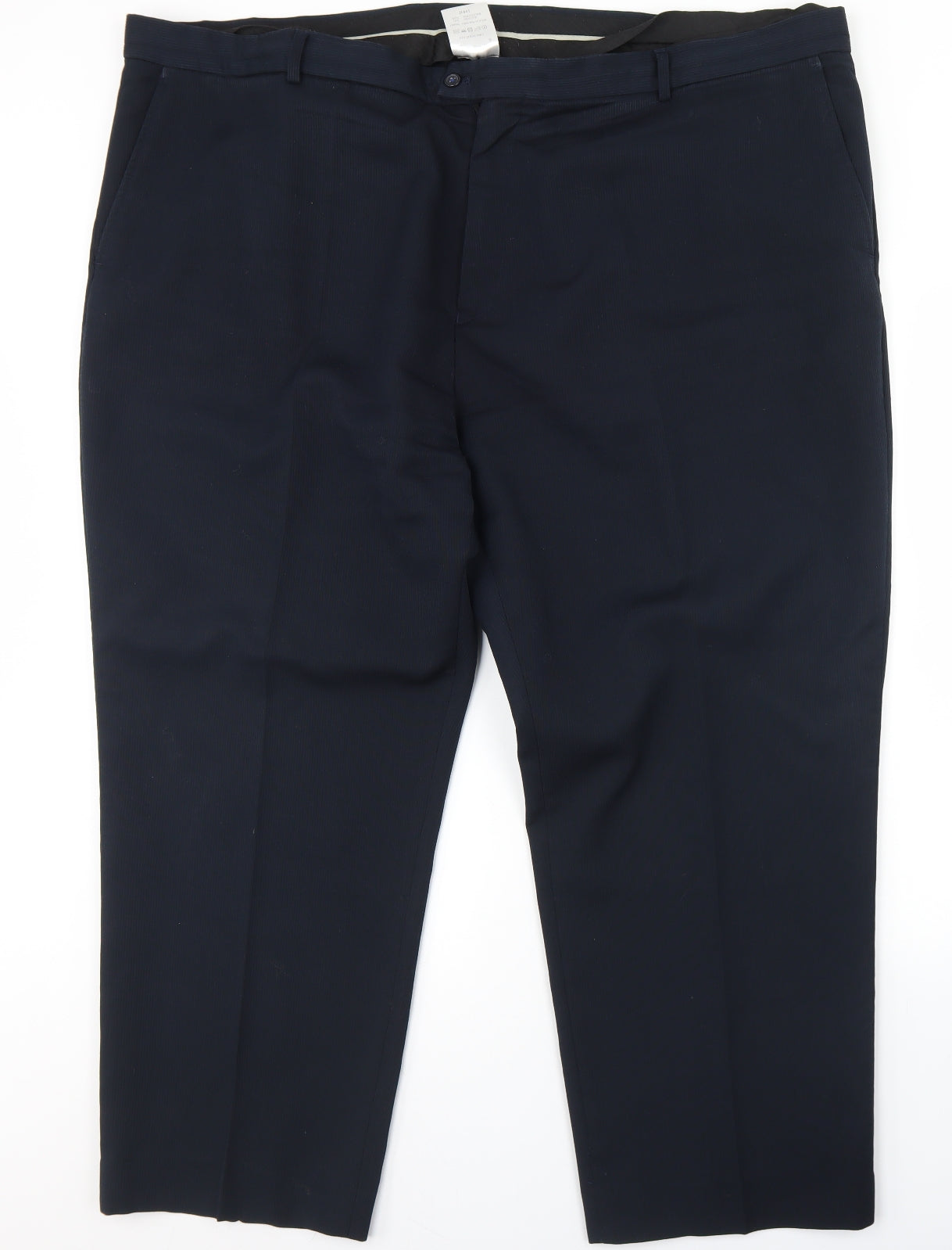 Premier Man Mens Blue  Polyester 2 Piece Suit Size 54   - Short Leg