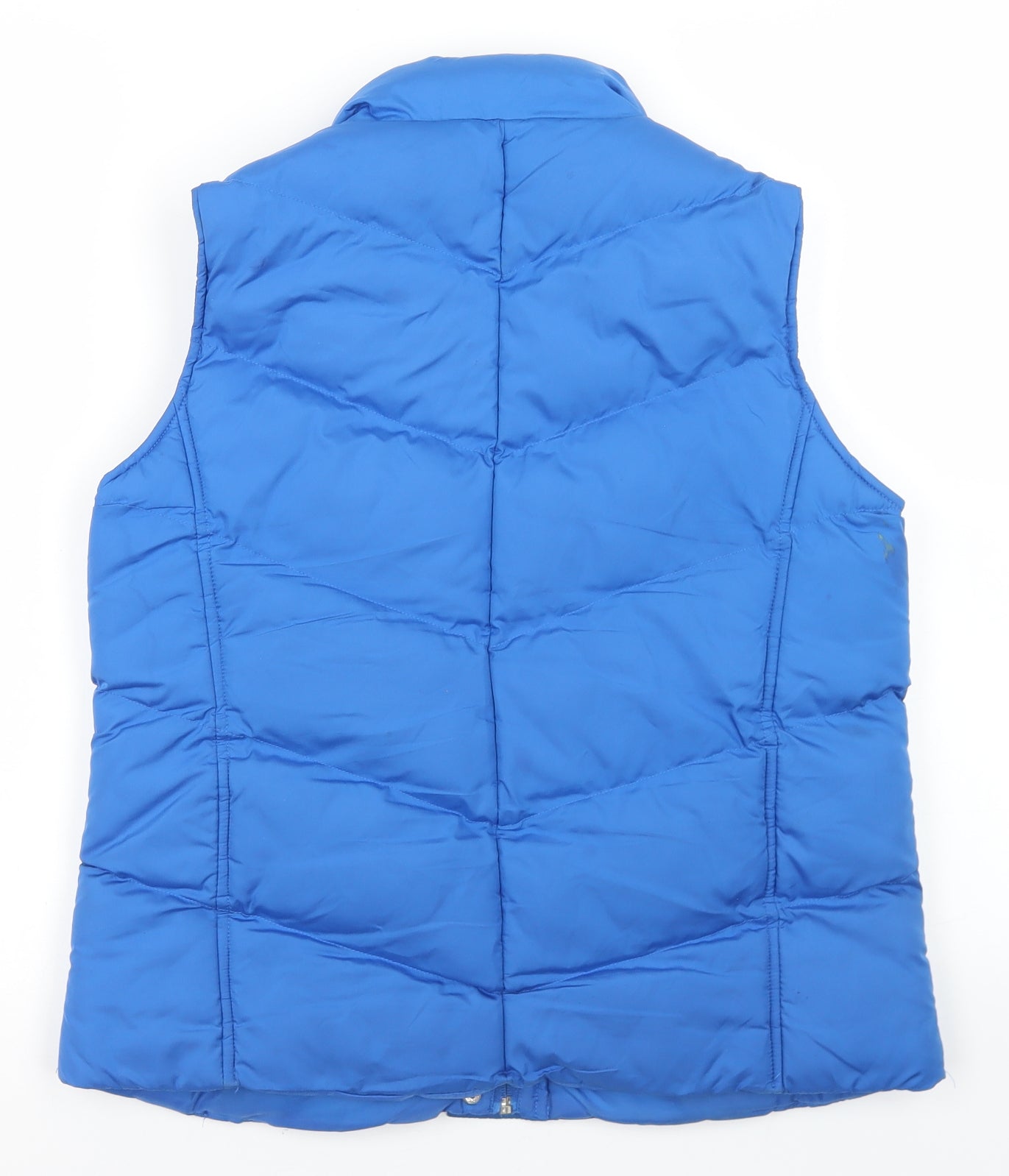 Dunnes Stores Womens Blue   Gilet Coat Size 12  Zip