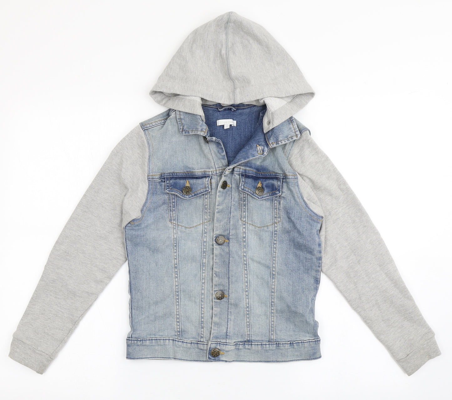 Blue Zoo Boys Blue   Jacket  Size 11 Years  Button