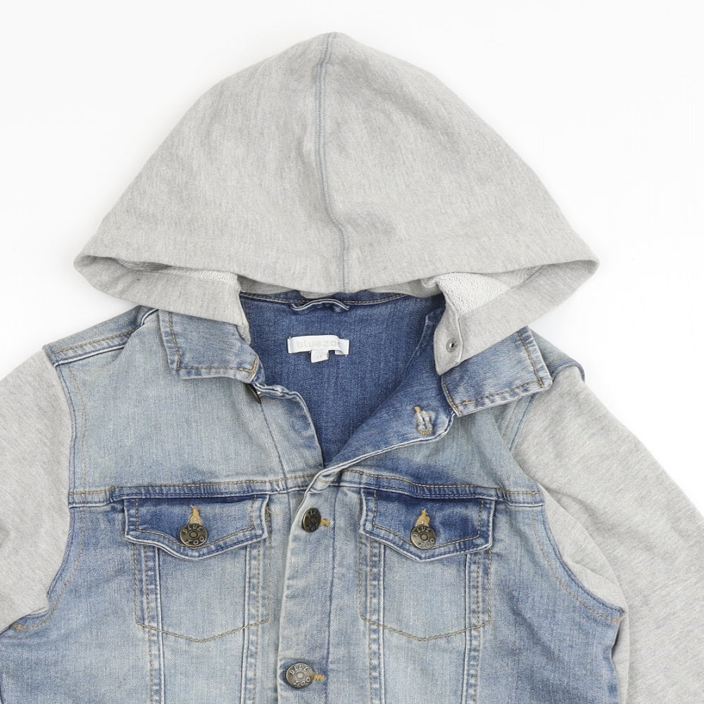 Blue Zoo Boys Blue   Jacket  Size 11 Years  Button