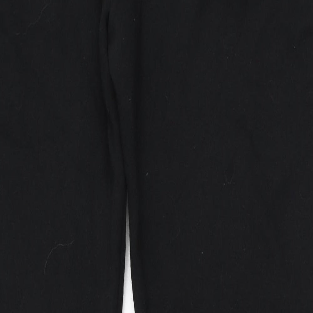 Pep&Co Mens Black  Cotton Jogger Trousers Size L L29 in Regular Drawstring