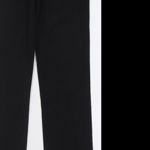 NEXT Mens Black  Polyester Trousers  Size 32 L31 in Regular Button